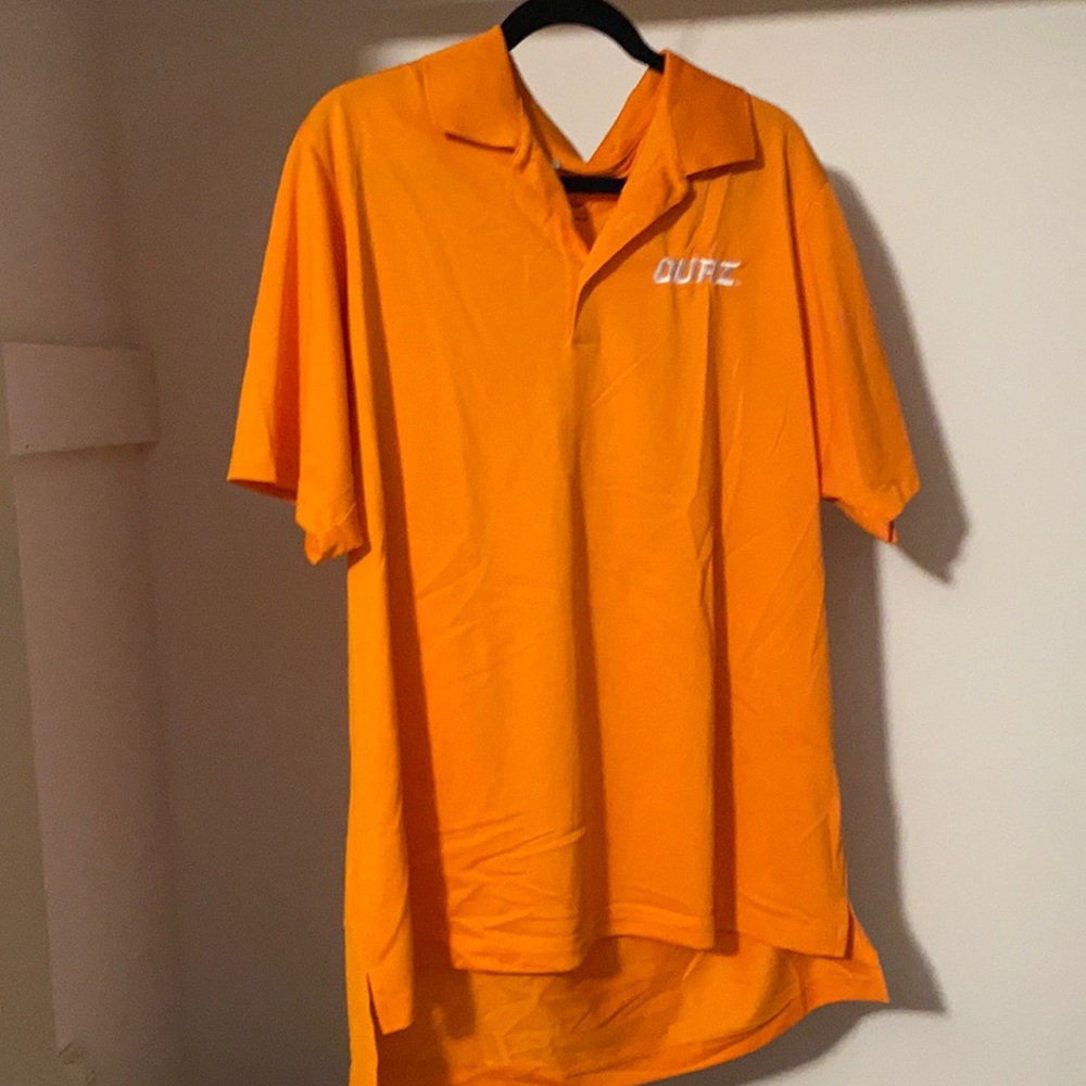 Bright Orange Adidas polo - OUAZ